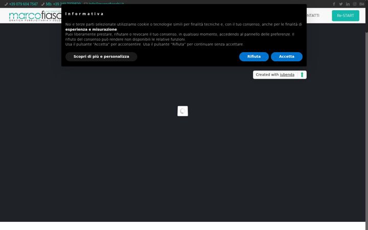 Screenshot van marcofiaschi.it