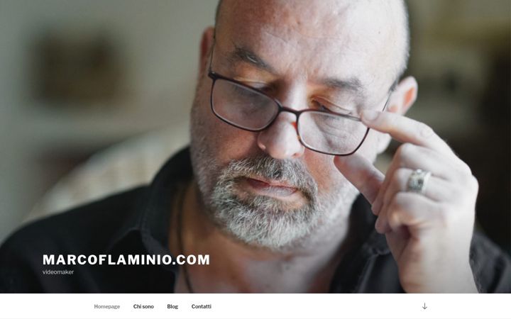 Screenshot of marcoflaminio.com