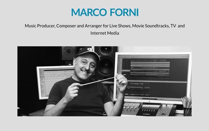 Screenshot of marcoforni.com
