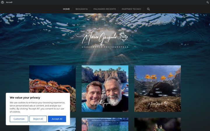 Screenshot of marcogargiulo.com