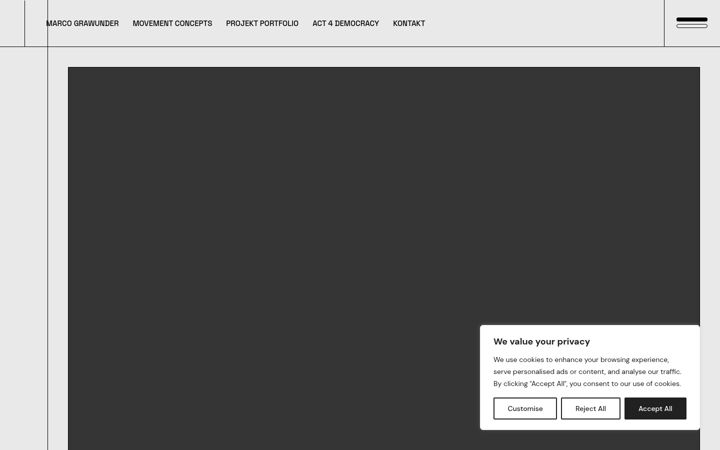 Screenshot of marcograwunder.com