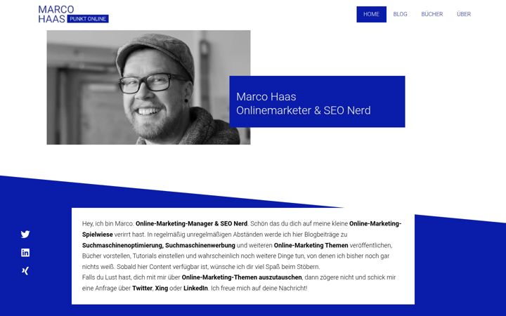 Screenshot of marcohaas.online