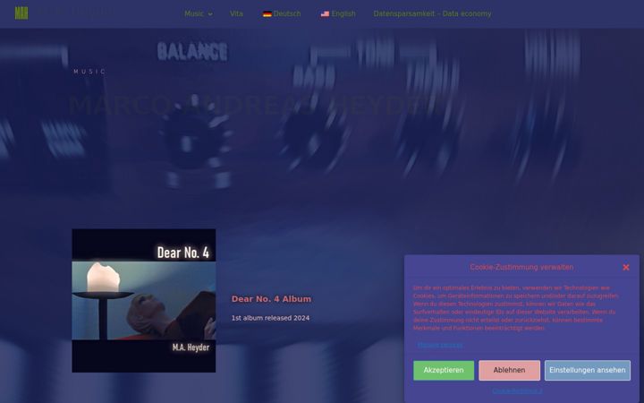 Screenshot of marcoheyder.com