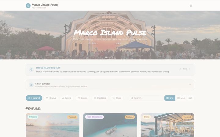 Screenshot of marcoislandpulse.com