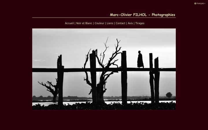 Screenshot of marcolivierfilhol.fr