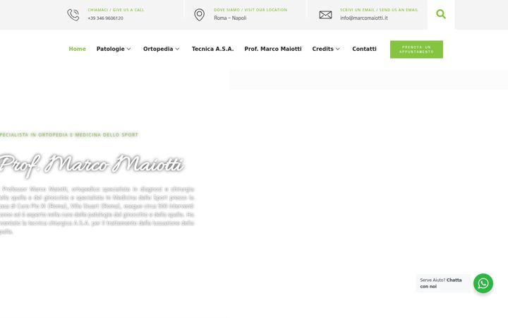 Screenshot of marcomaiotti.it