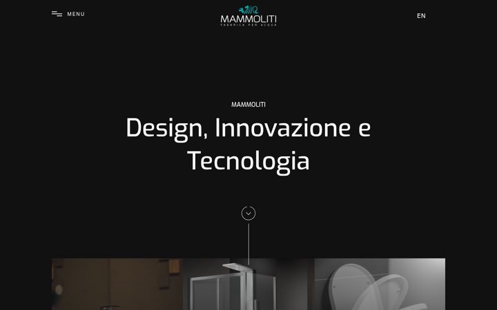Screenshot of marcomammoliti.com