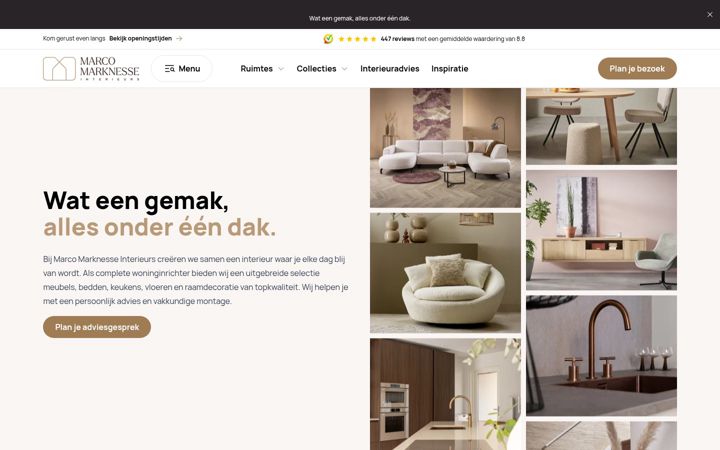 Screenshot of marcomarknesse.nl