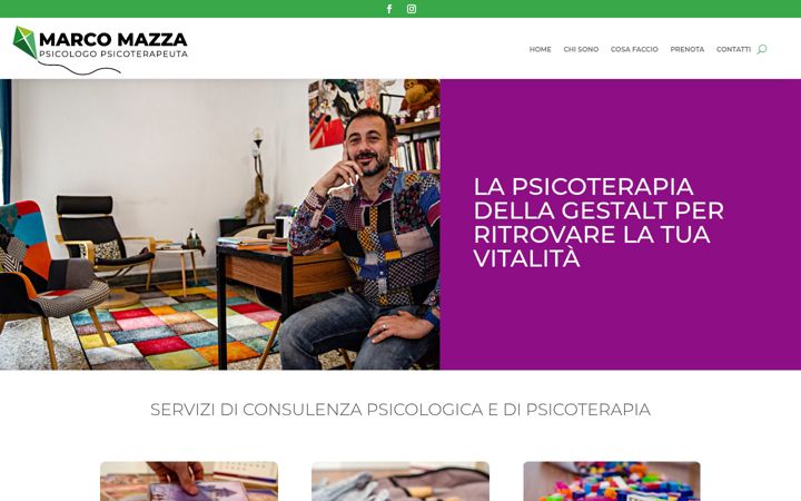 Screenshot of marcomazza.net
