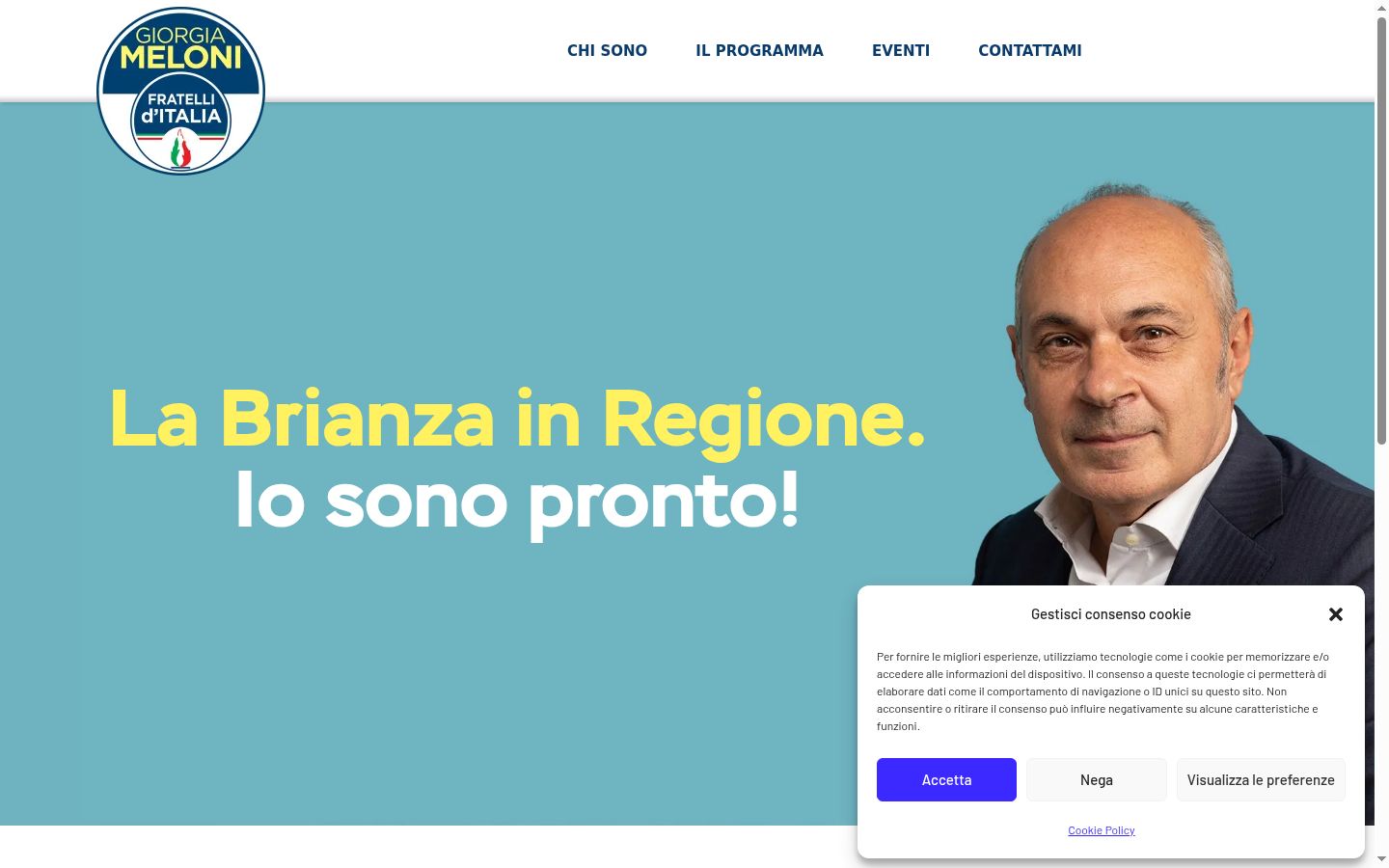 Screenshot tal-banner tal-kunsens muri qabel kwalunkwe interazzjoni