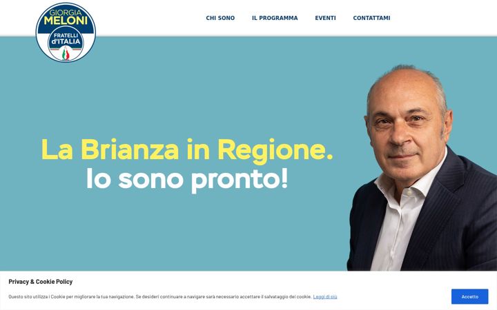 Screenshot of marcomeloro.it