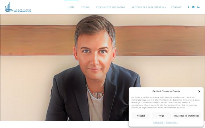 Screenshot of marcomelter.com