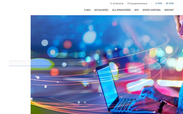 Screenshot of marcomnet.pl