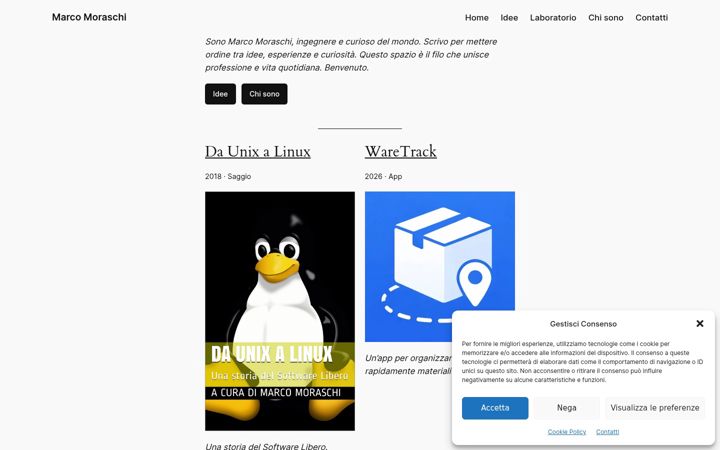 Screenshot of marcomoraschi.blog