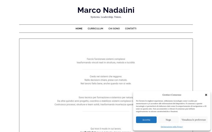Screenshot of marconadalini.it