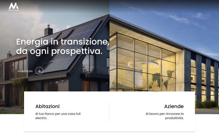Screenshot von marconati.it