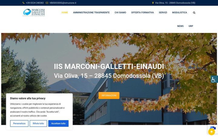 Screenshot of marconi-galletti.it