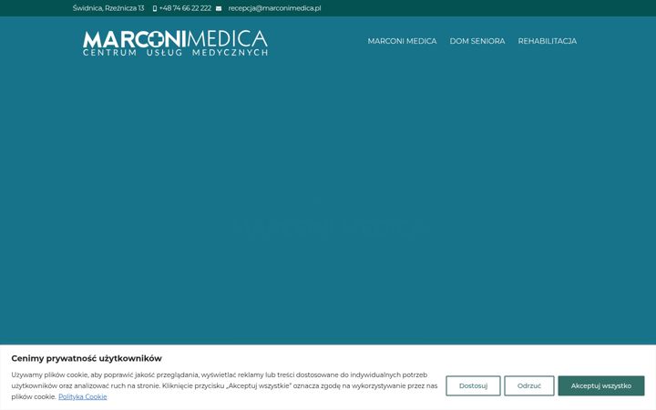 Screenshot of marconimedica.pl