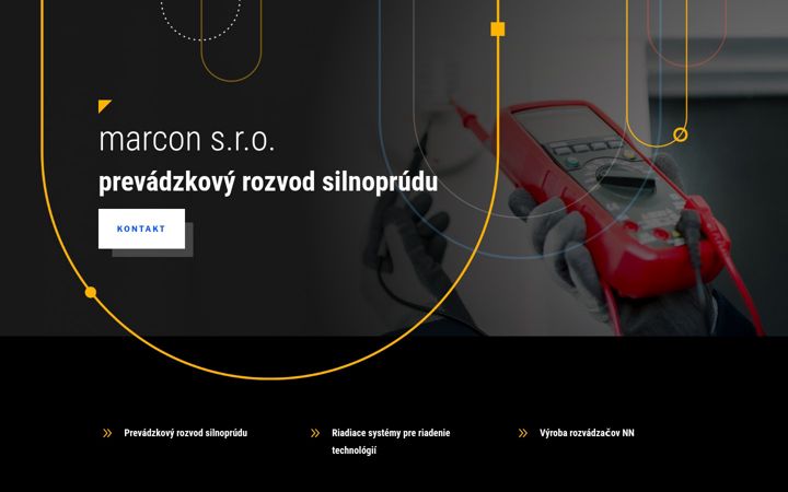 Screenshot of marconmi.sk