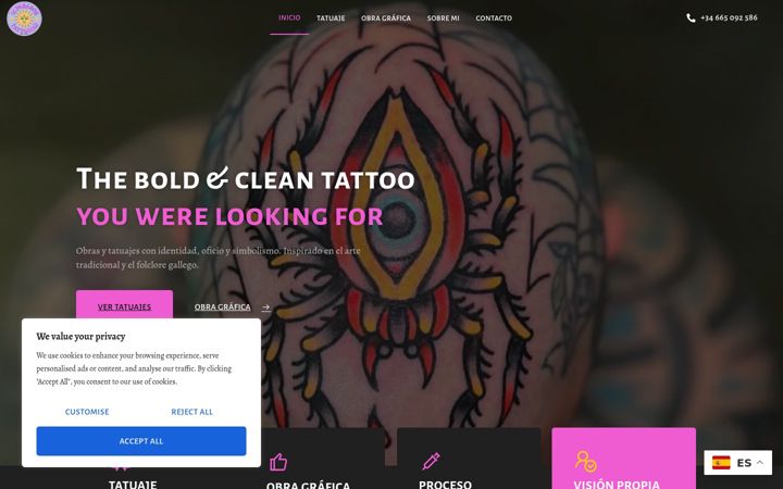 Screenshot of marcoparanos.com