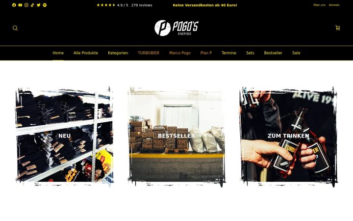 Screenshot of marcopogo.com