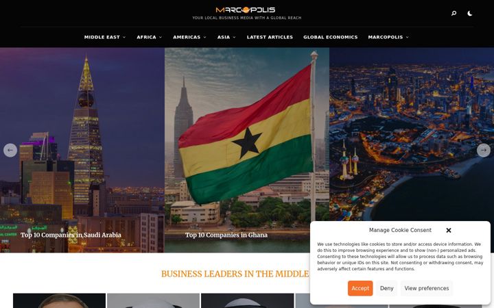 Screenshot of marcopolis.net