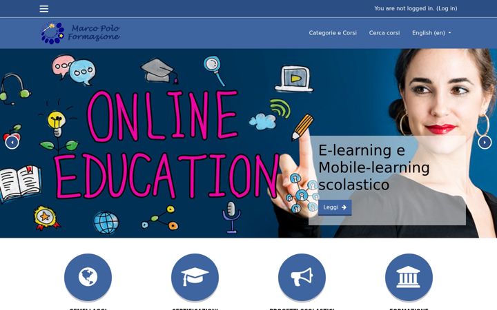 Screenshot ta' marcopoloformazione.it