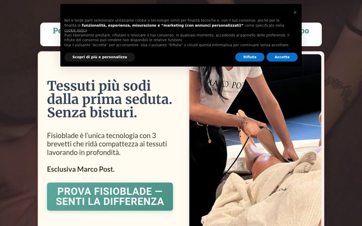 Screenshot of marcopostpalermo1.com