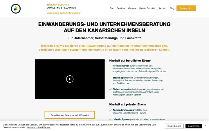 Screenshot of marcopreuschoff.com