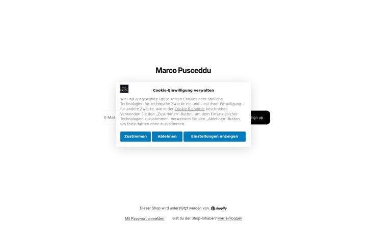 Screenshot of marcopusceddu.myshopify.com