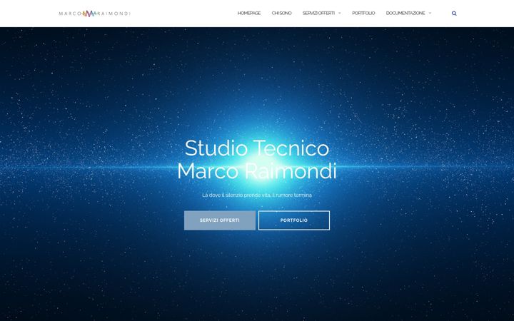 Screenshot of marcoraimondi.eu