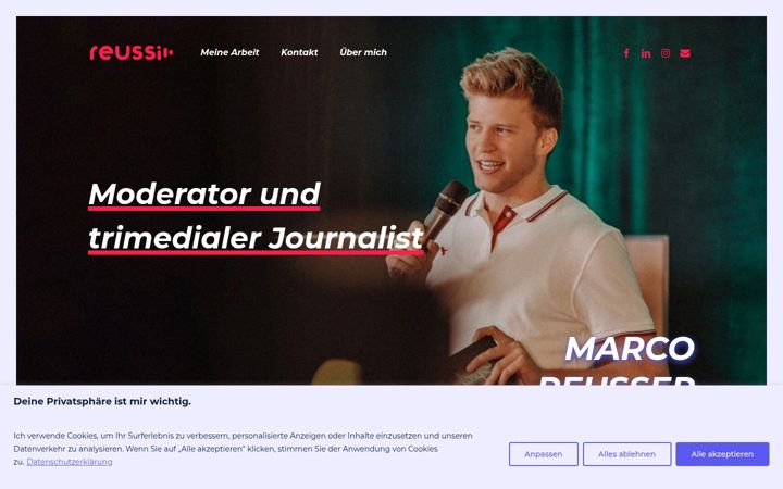 Screenshot of marcoreusser.ch