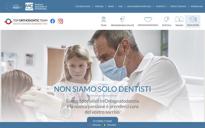 Screenshot von marcorosa.it
