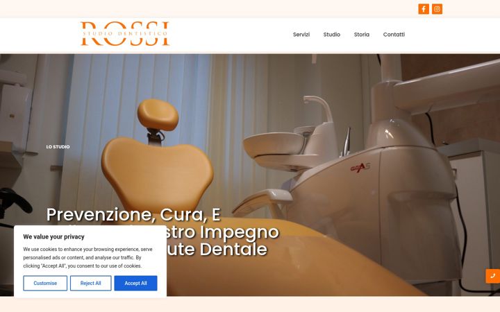Screenshot of marcorossi.net