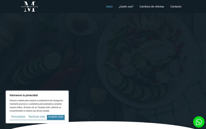 Screenshot of marcosdcoach.com