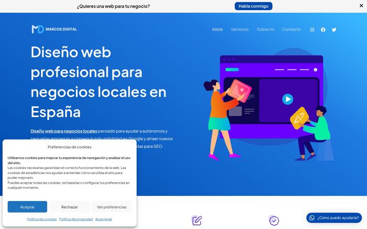 Screenshot of marcosdigital.es