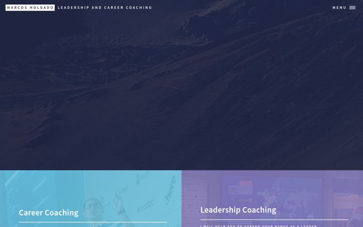 Screenshot of marcosholgado.com