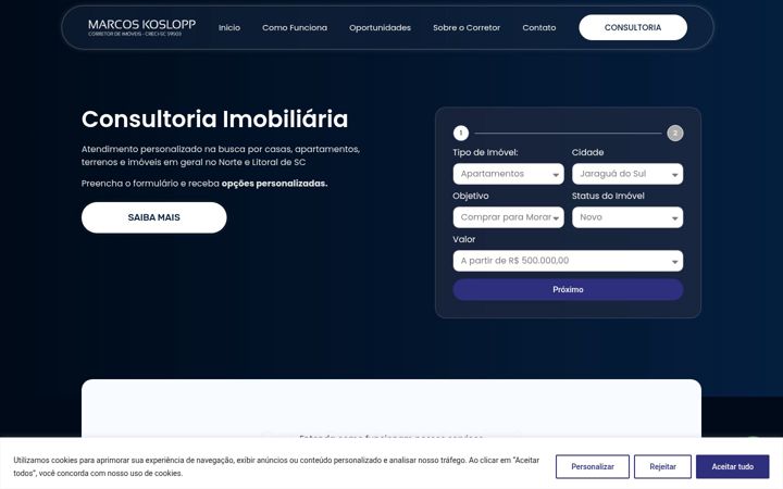 Screenshot of marcoskoslopp.com