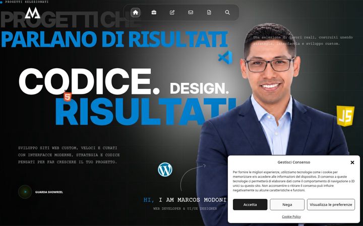 Screenshot of marcosmodoni.it