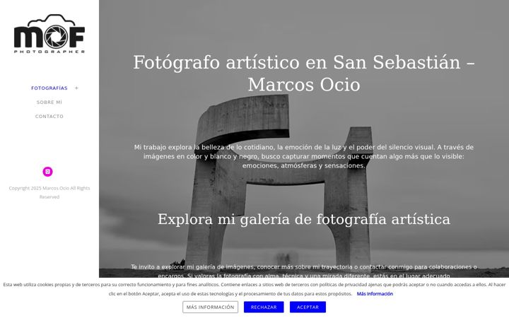 Screenshot of marcosocio.com
