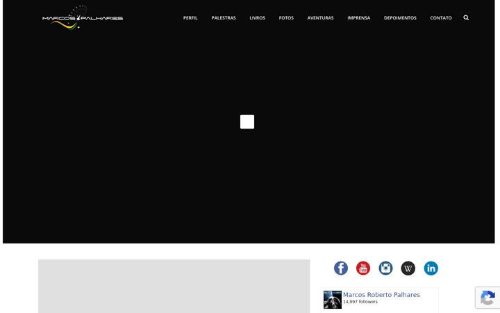 Screenshot of marcospalhares.com.br