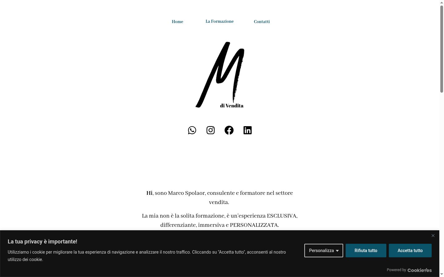 Screenshot tal-banner tal-kunsens muri qabel kwalunkwe interazzjoni