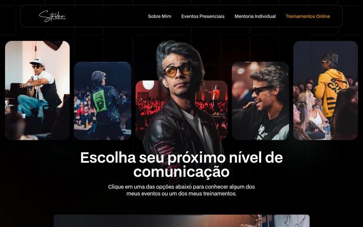 Screenshot of marcostrider.com.br