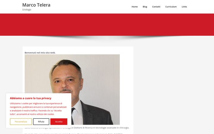 Screenshot of marcotelera.it
