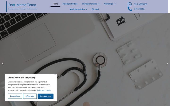 Screenshot of marcotorno.it