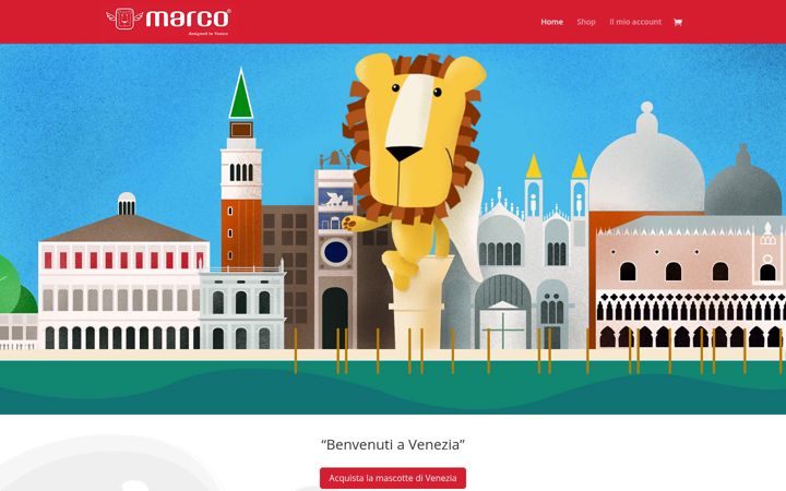 Screenshot of marcovenicelion.com