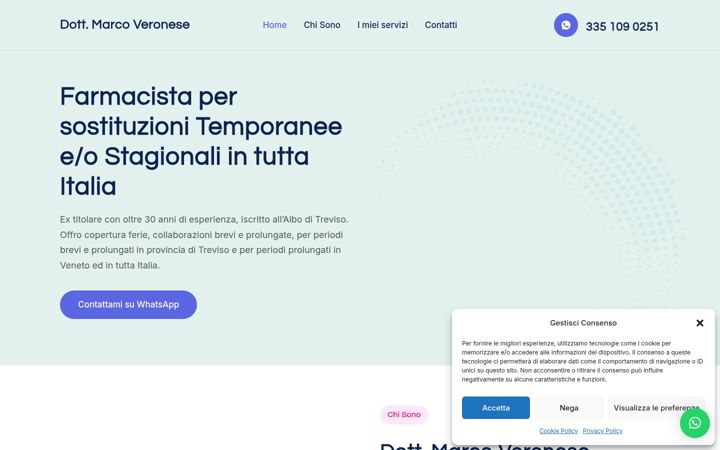 Screenshot of marcoveronese.it