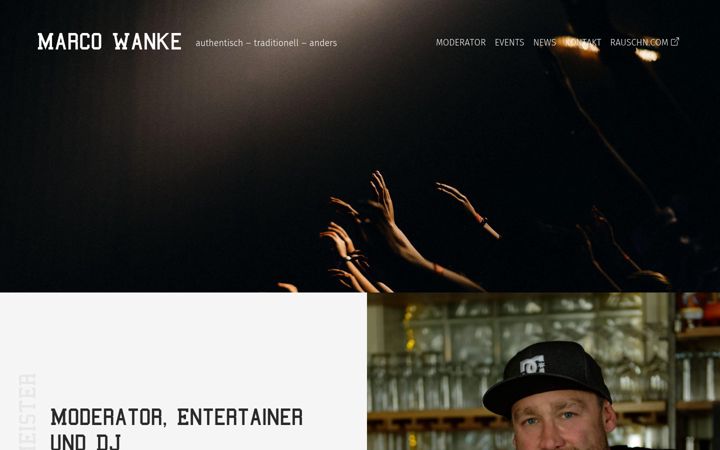 Screenshot of marcowanke.com