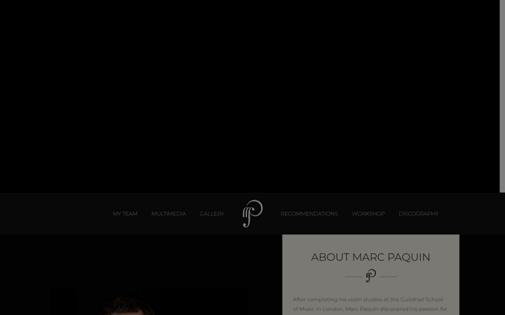 Screenshot of marcpaquin.net