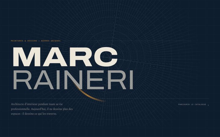 Screenshot of marcraineri.com